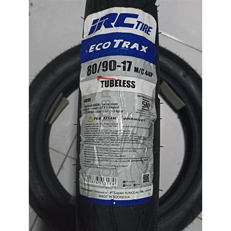 Jual Ring Ecotrax Tubeless Irc Nr Ban Luar Motor