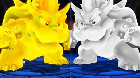 Super Mario 3d Land Gold Vs Silver Bowser Comparison Youtube