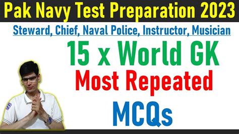 Pak Navy Test Preparation 2023 General Knowledge MCQs For Steward