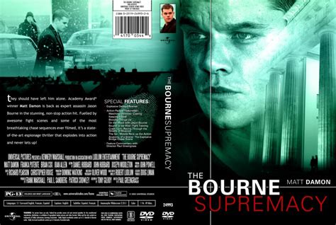 Bourne Supremacy The Movie Dvd Custom Covers