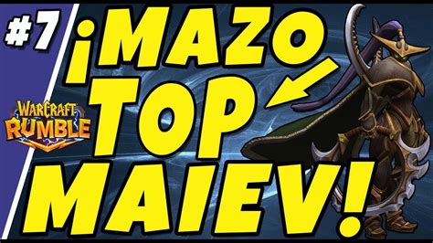 Mazo Top Maiev Warcraft Rumble Youtube