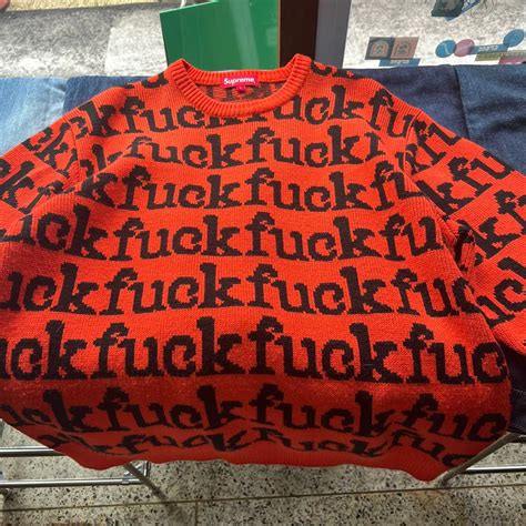 supreme fuck knit 후루츠패밀리
