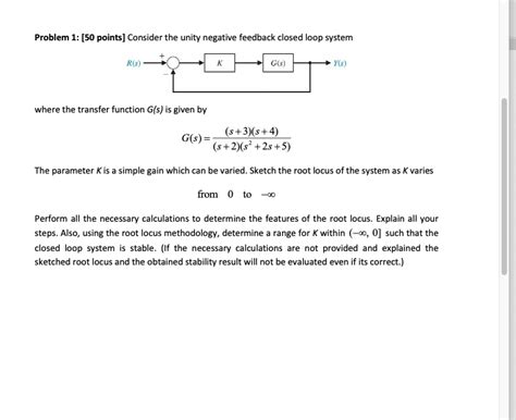 Solved Problem 1 50 Points Consider The Unity Negati