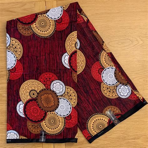 Òréke African Cotton Wax Printed Kitenge Fabric Sold By The Etsy