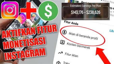 Fitur Monetisasi Instagram Terbaru Iklan Di Beranda Profil Instagram