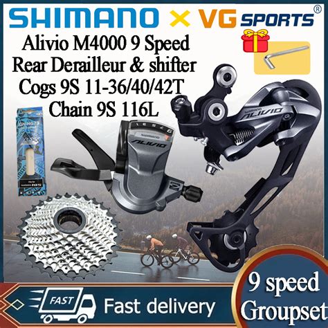 Shimano Alivio M Rd Speed Groupset Shifter Mtb Bike Speed