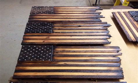 Rustic Wood American Flag - Etsy