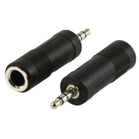 Goobay Adaptador Audio Est Reo Jack Mm A Mm Macho Hembra Negro