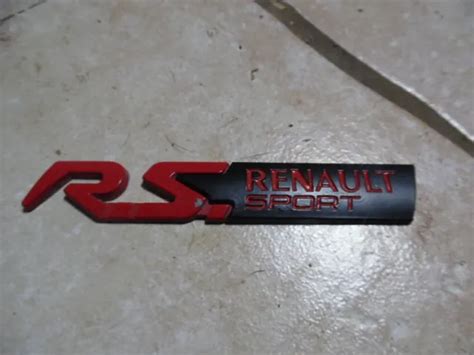 Rs Renault Sport Megane Clio Logo Monogramme Eur Picclick Fr