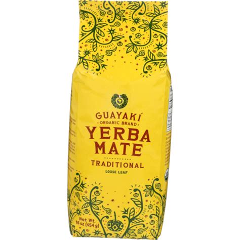 Guayaki Yerba Mate Organic Traditional Loose Leaf 16 Oz Delivery Or Pickup Near Me Instacart