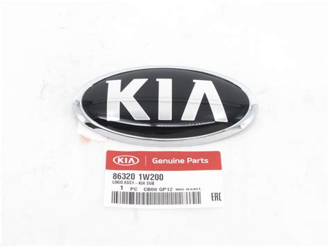 Genuine Oem Kia W Front Hood Emblem Badge Rio Forte