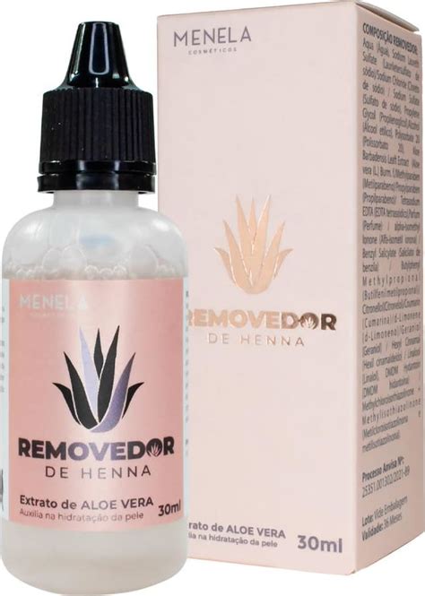 Removedor De Henna Menela 30 Ml