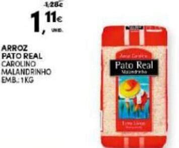 Promoção Arroz Pato Real 1kg em Continente