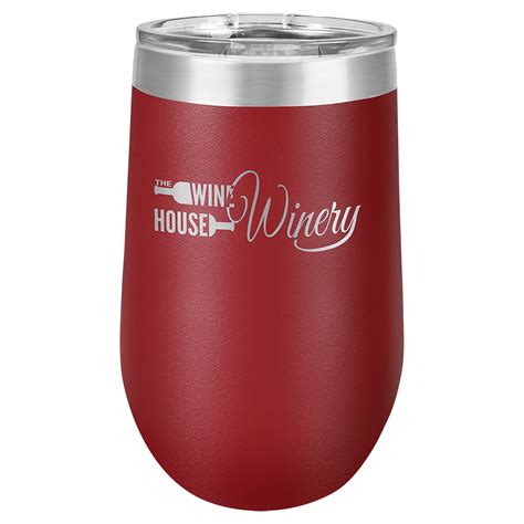 Stemless Wine Tumbler 16 Oz Kla Engraving