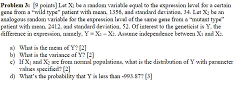 Solved Problem 3 [9 Points] Let X1 Be A Random Variable