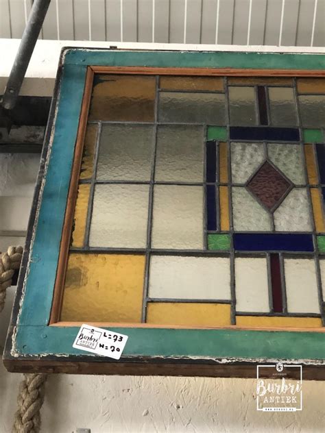 Antique Stained Glass Window Glas In Lood Deuren En Ramen Oude