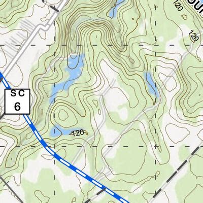 Santee Passage of the Palmetto Trail Map by Palmetto Conservation ...