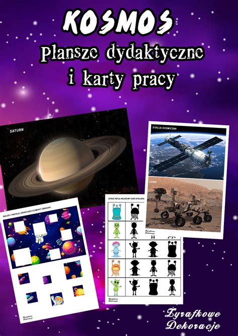 Kosmos Plansze Dydaktyczne I Karty Pracy Yrafkowe Dekoracje