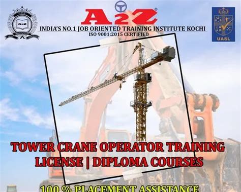 Tower Crane Operator Training License Diploma Course In Kerala In Kochi