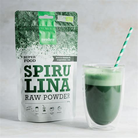 Spirulina Poeder Kopen Purasana Raw Spirulina Powder