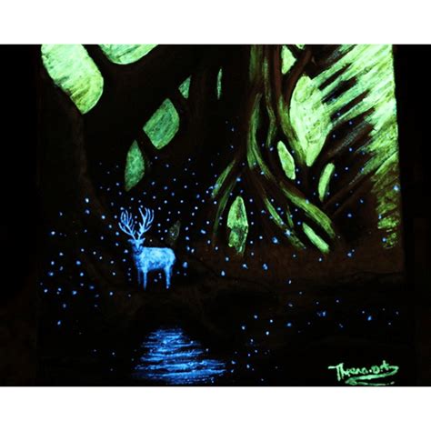 How To Paint With Glow In The Dark Acrylic Paints Art N Glow