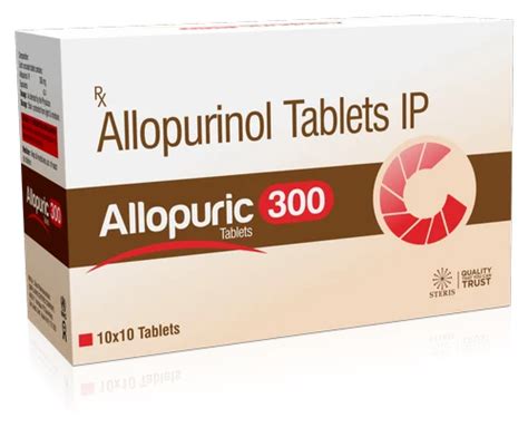 Allopurinol 300 mg at ₹ 100/stripe | Allopurinol Tablets USP in Jaipur ...