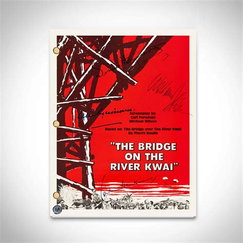 The Bridge On The River Kwai 1957 Transcript Limited Signature