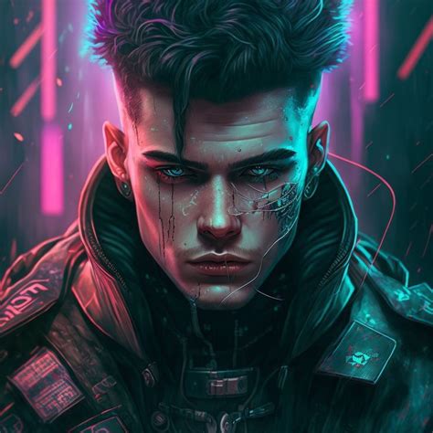 Joshua Corbin In 2023 Cyberpunk Character Sexy Anime Art Cyberpunk Art