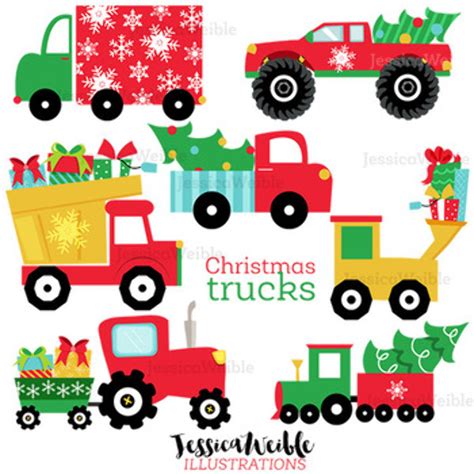 Download High Quality tractor clipart christmas Transparent PNG Images ...