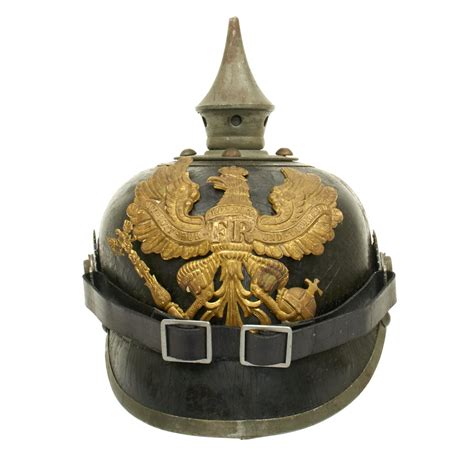 Original German Wwi Prussian M1915 Pickelhaube Spiked Helmet Maker