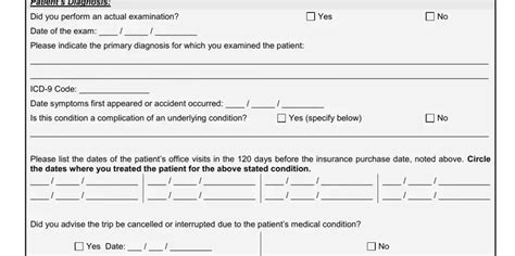 Physician Statement Form ≡ Fill Out Printable Pdf Forms Online