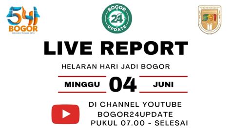 Live Streaming Helaran Hari Jadi Bogor Ke Youtube