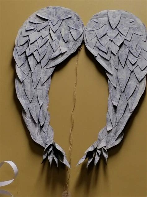 Hand made paper and paint wings by ktodd | Paper wings, How to make ...