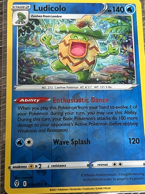 Ludicolo Evolving Skies Holo Rare Pokemon Card Pok Mon Tcg