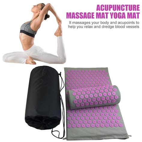 Massager Cushions Acupressure Mats Pillow Yoga Mats Relieve Back Pain Spike Mat Head Neck Back