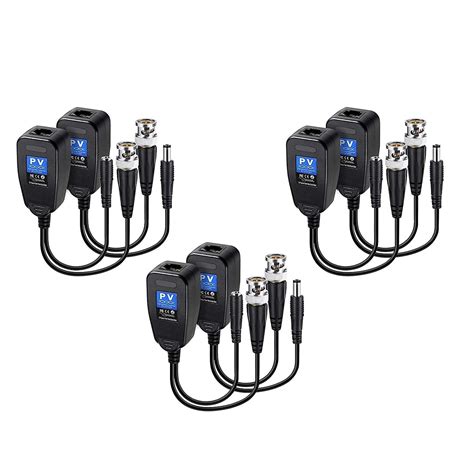 Buy Buyflux Passive Video Power Balun Mp Bnc Dc To Rj Network