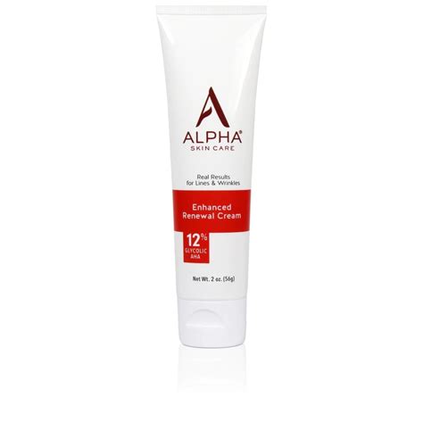 Alpha Skin Care Enhanced Renewal Cream With 12 Aha Hydrating Cream Worthee Cosmetics