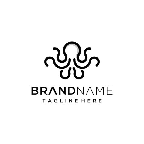 Premium Vector Modern Octopus Squid Tentacles Logo In Simple