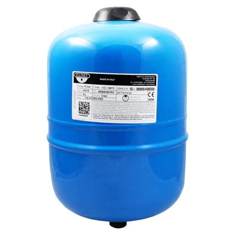 VASO DE EXPANSION ZILMET 8 LITROS AGUA SANITARIA 3 4 11A0000800