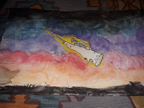 Dibujo De Un Arma De Fornite Dibujos Unidos Amino