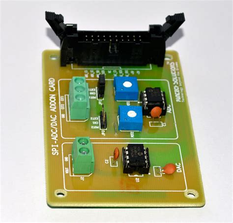 Spi Adc Dac Interface Card