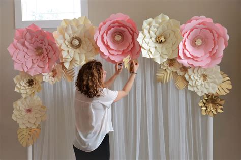 Decoración Con Flores De Papel ¡las Ideas Creativas Para Decorar