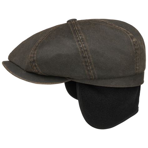 Hatteras Datto Flat Cap With Ear Flaps By Stetson 109 00