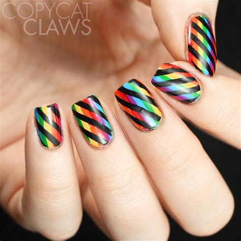 Copycat Claws Nail Crazies Unite Rainbow