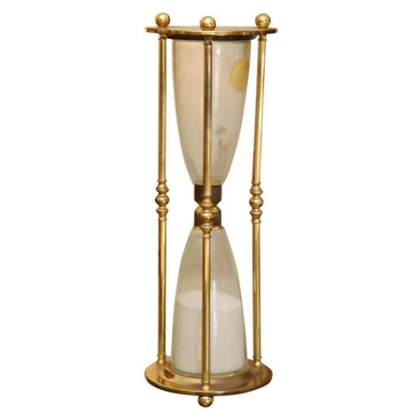 Large Brass Hourglass Clessidre At 1stDibs Large Antique Brass