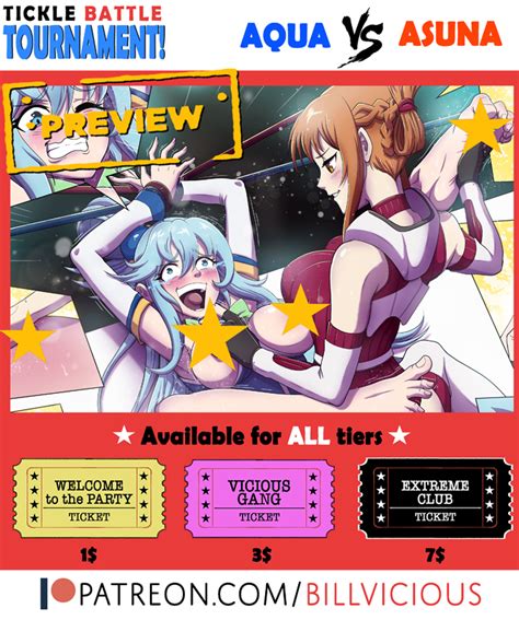 Aqua VS Asuna Preview By BillVicious Hentai Foundry