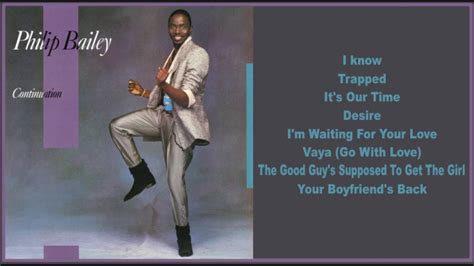 Philip Bailey Continuation Full Album Youtube