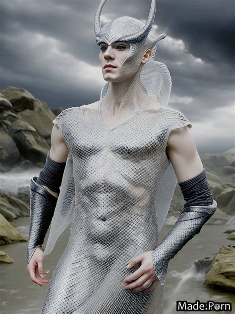 Porn Image Of Wet Transparent Silver Robot Sci Fi Light Meditation Created By AI