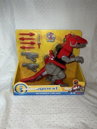 Power Rangers Imaginext Red Ranger And T Rex Zord Brand New In Box 4667625892