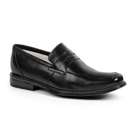 Sapato Social Masculino Penny Loafer Sandro Moscoloni Miguel Preto